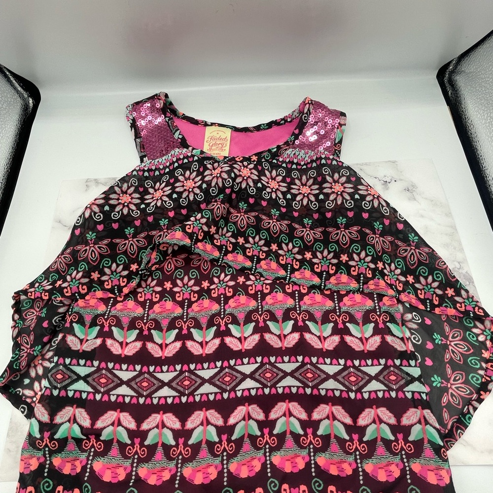 Colorful Patterned Kids Top
